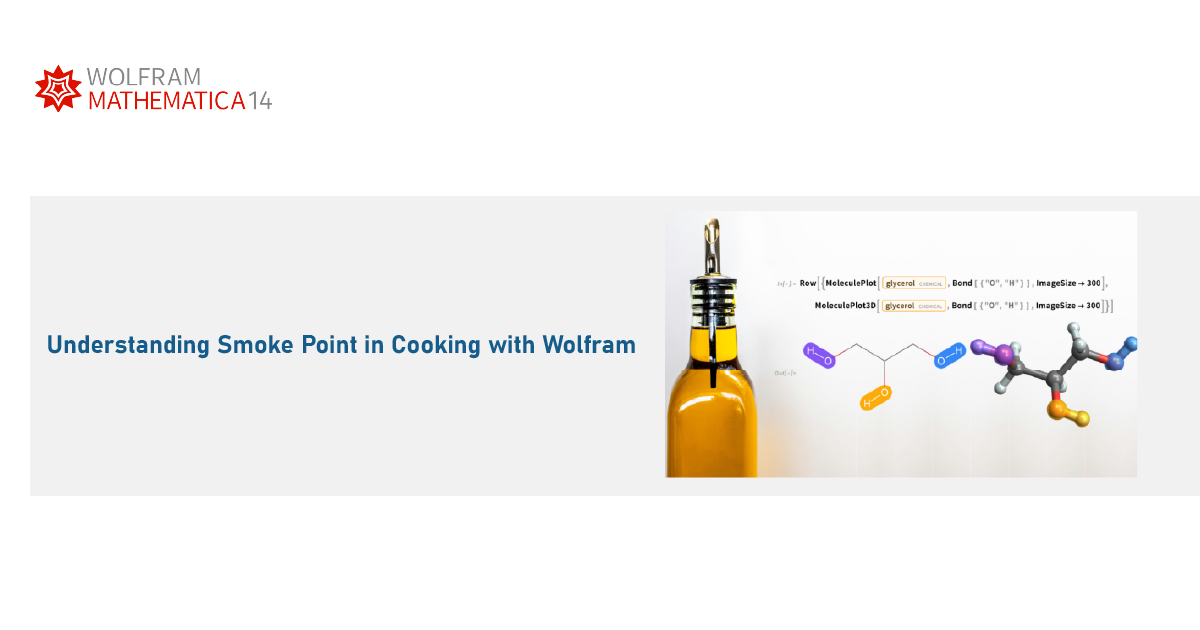 運用Wolfram 理解烹飪中的冒煙點|昊青公司軟體代理商 Altair, dSPACE, Mathematica, Minitab,Stata